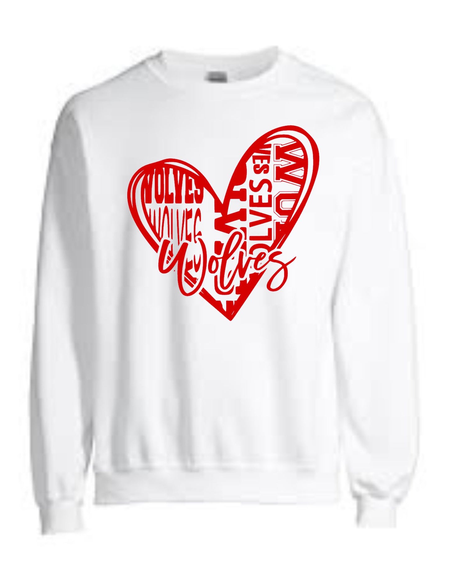 Wolves Heart Sweatshirt