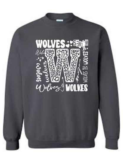 Wolves Square Sweatshirt