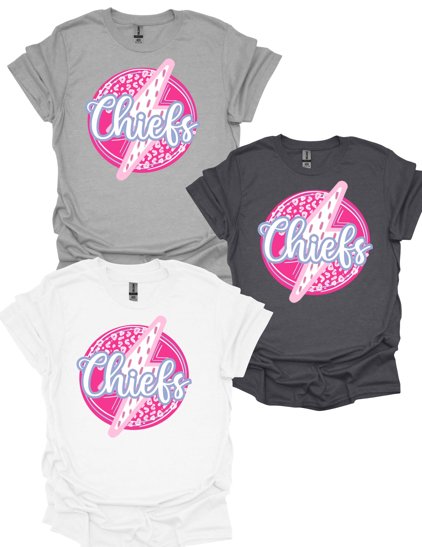 Northview Chiefs Leopard Bolt Shirt or Sweatshirt