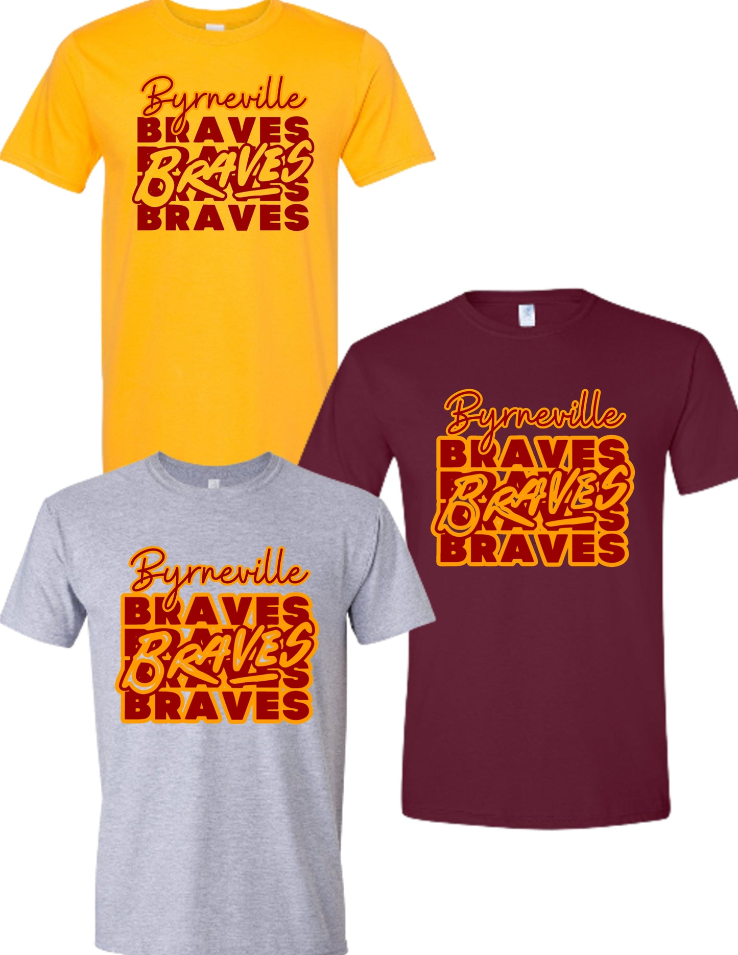 Byrneville BRAVES braves Shirt or Sweatshirt