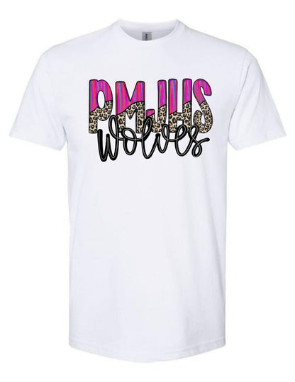 Wolves Pink Leopard Shirt