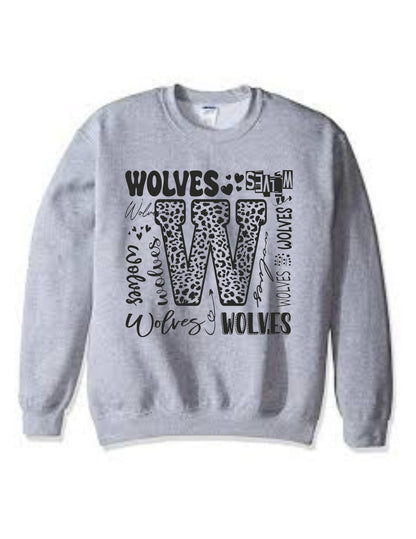 Wolves Square Sweatshirt