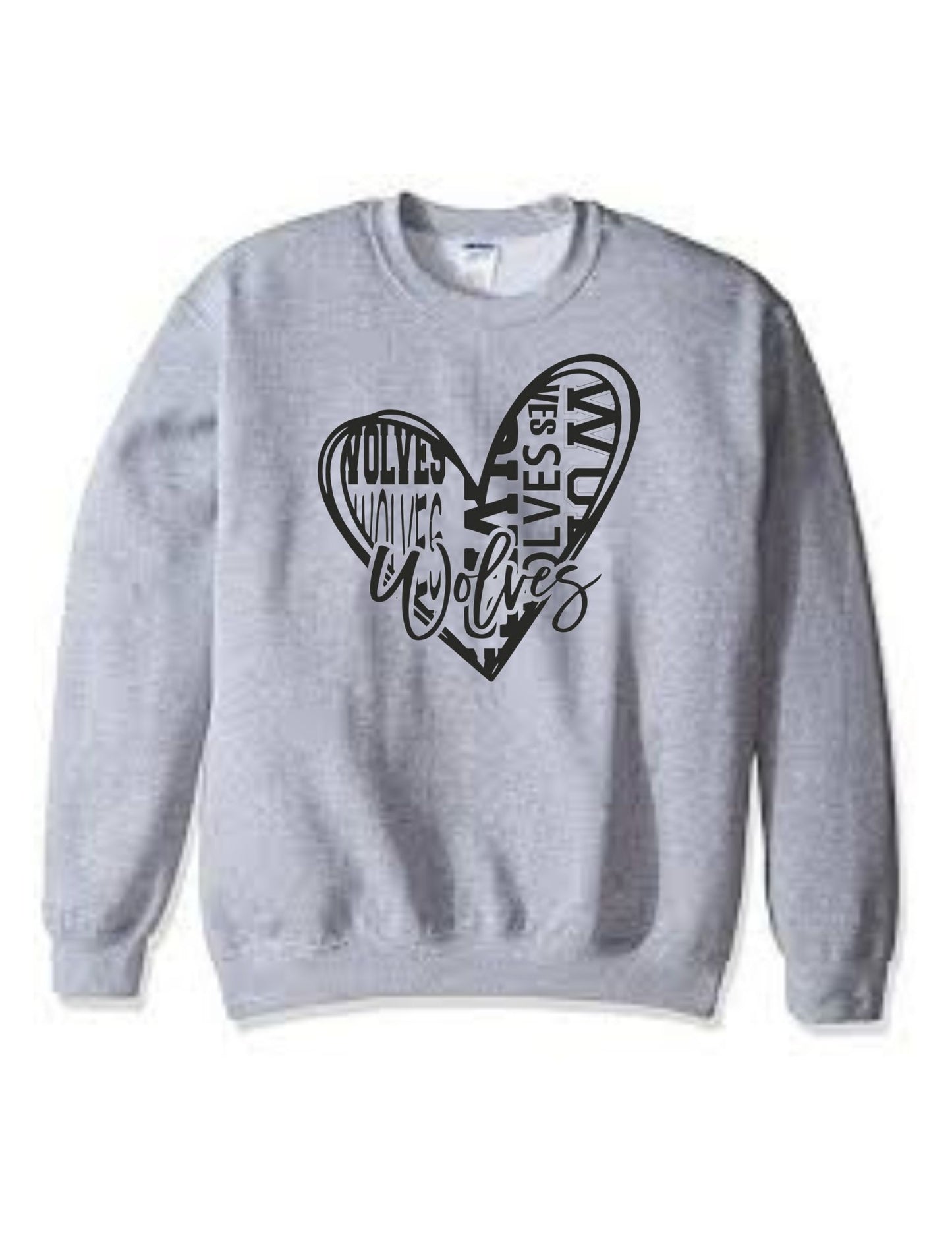 Wolves Heart Sweatshirt